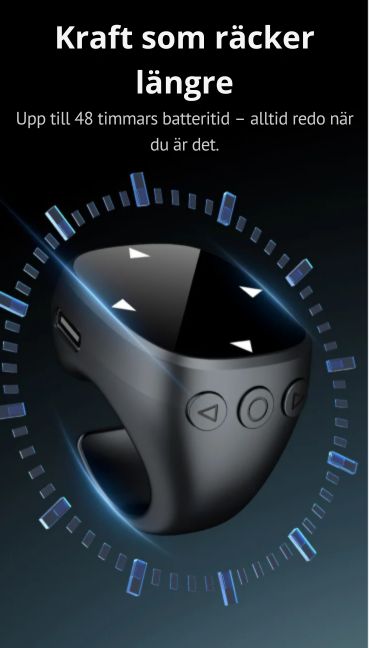 Smart fingertoppsring fjärrkontroll