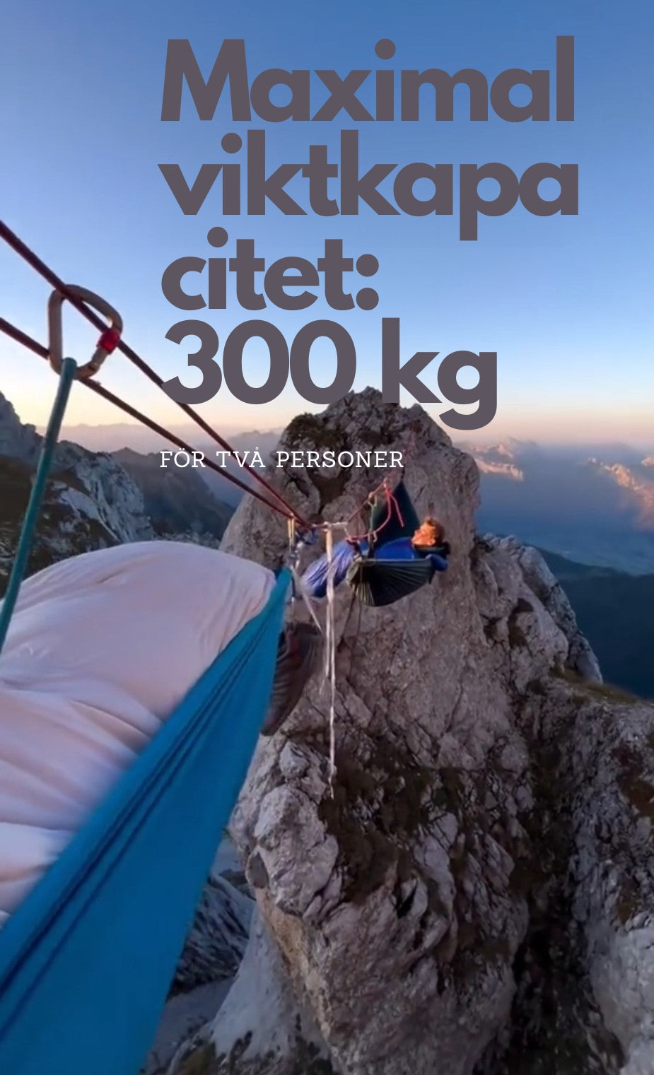 Outdoor Comfort Hammock – Myggnät – ultralätt design – perfekt för två