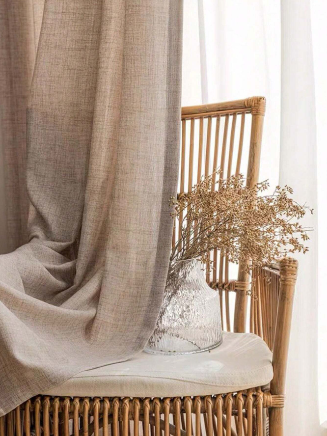 Mörkläggande gardin 180×240 cm – linnekänsla