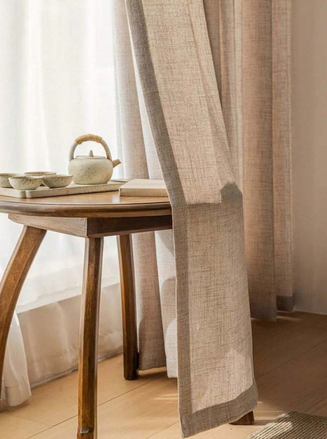 Mörkläggande gardin 180×240 cm – linnekänsla