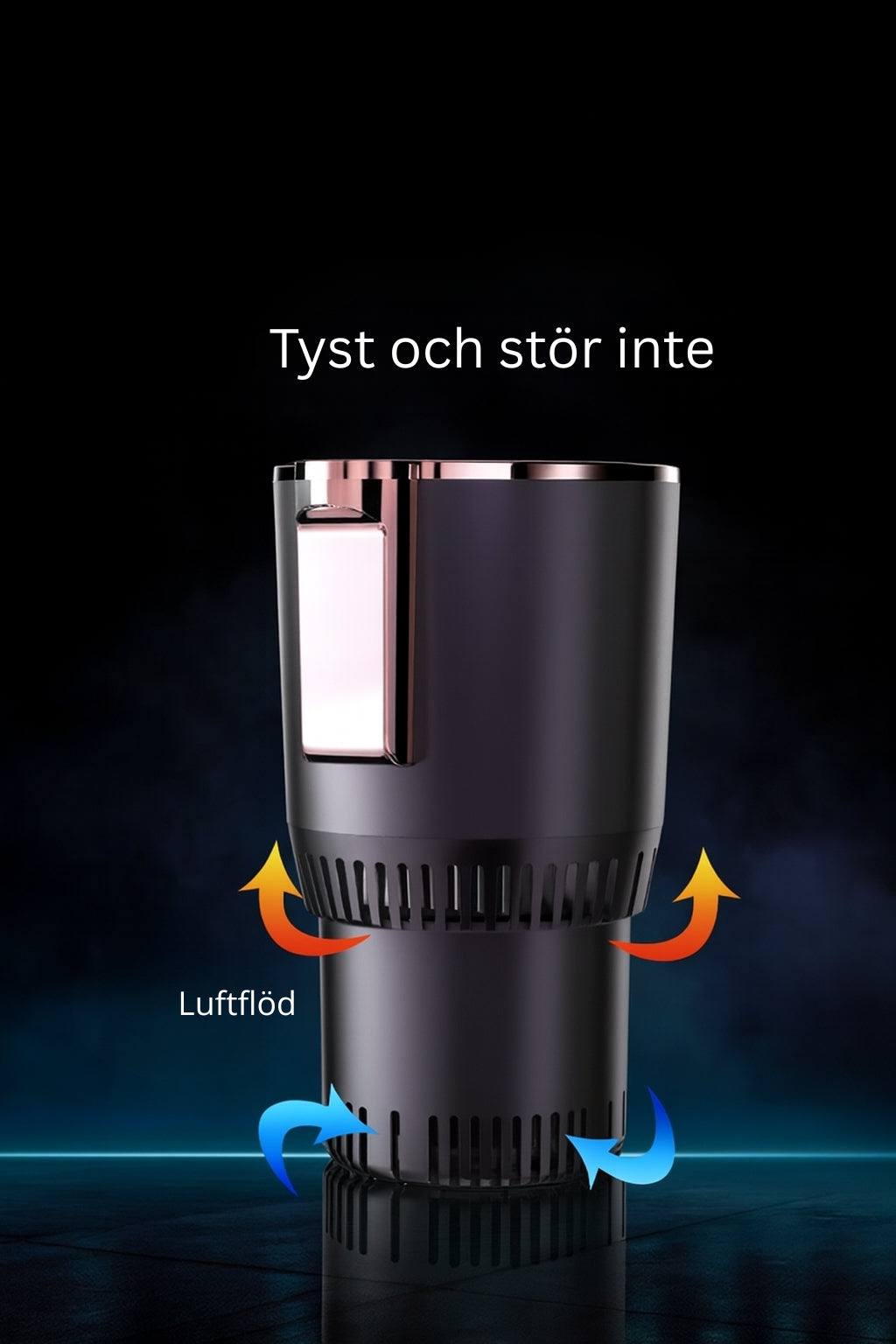 Kylning och värme med låg ljudnivå – perfekt i både bil och kontor
