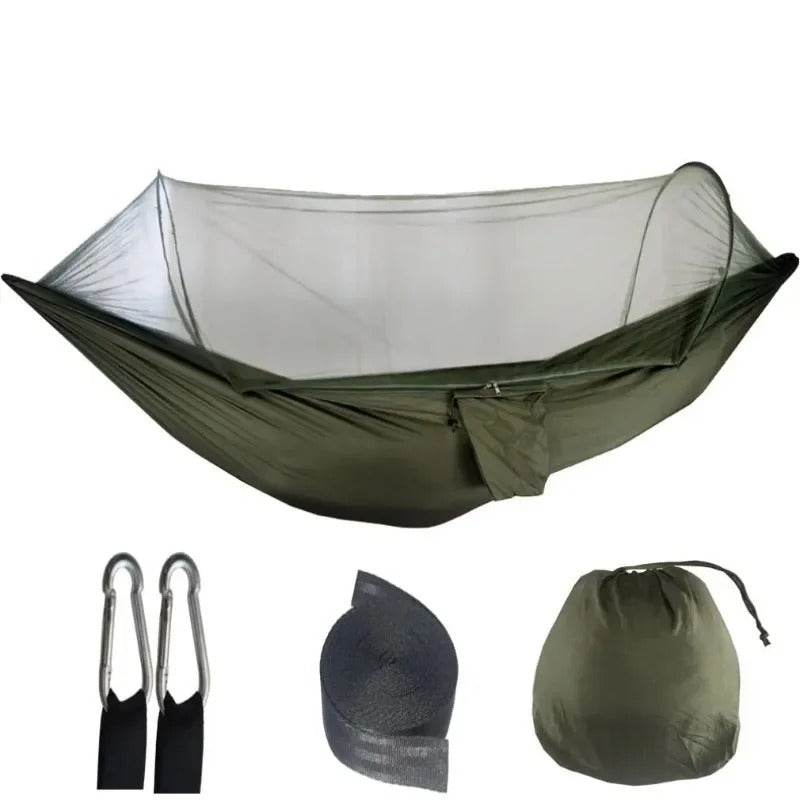 Outdoor Comfort Hammock – Myggnät – ultralätt design – perfekt för två